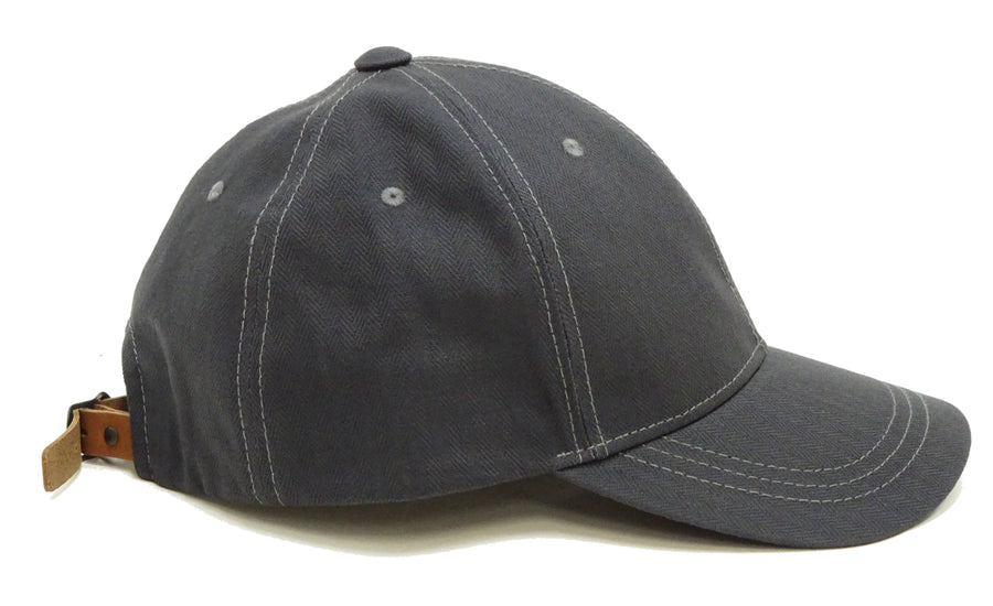 TOYS McCOY Solid Cap - Men's Classic Cotton Herringbone Baseball Hat (No Mesh), TMA2534 Charcoal
