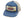 TOYS McCOY Men's Snapback Trucker Cap, Side Mesh Panels, 30th Anniv. Patch, Made in Japan (TMA2602 Blue/Gray)