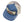 TOYS McCOY Men's Snapback Trucker Cap, Side Mesh Panels, 30th Anniv. Patch, Made in Japan (TMA2602 Blue/Gray)