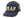 TOYS McCOY Men’s Chenille Patch USAF Graphic Cap, Non-Mesh Herringbone Twill Baseball Cap with Leather Strapback, Made in Japan (TMA2603 120 Blue)