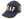 TOYS McCOY Men’s Chenille Patch USAF Graphic Cap, Non-Mesh Herringbone Twill Baseball Cap with Leather Strapback, Made in Japan (TMA2603 120 Blue)
