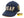 TOYS McCOY Men’s Chenille Patch USAF Graphic Cap, Non-Mesh Herringbone Twill Baseball Cap with Leather Strapback, Made in Japan (TMA2603 120 Blue)