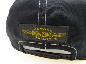 TOYS McCOY Men's Snoopy "UDT Recovery Team" Trucker-Style Baseball Cap with Side Mesh Panels and Snapback Adjustment, Made in Japan (TMA2624, 030 Black)