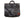 TOYS McCOY Men's Horsehide Leather Helmet Bag, Vintage U.S. Air Force-Inspired Design, 2-Way Carry with Leather Handles and a Detachable Adjustable Shoulder Strap, Quilted Ripstop Lining (TMA2628 030 Black Leather x Nickel Zipper)