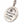TOYS McCOY Steve McQueen Saint Christopher Pendant Necklace, Men's Sterling Silver 925 Medallion with Chain, Made in Japan (TMA2631)