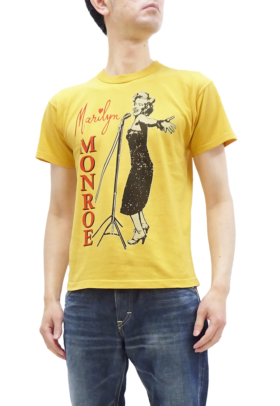 TOYS McCOY T-Shirt Men's Marilyn Monroe Graphic Garment-Dyed 