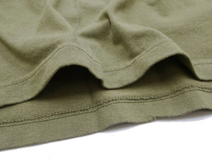TOYS McCOY T-Shirt Men's Star Sportwear Logo Graphic Garment-Dyed Heavyweight Short Sleeve Loopwheel Tee TMC2324 160 Faded-Olive