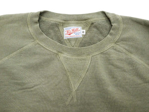 TOYS McCOY Plain Short Sleeve Sweatshirt Men's Solid Color Garment-dyed French Terry Shirt TMC2333 160 Faded-Olive
