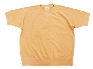 TOYS McCOY Plain Short Sleeve Sweatshirt Men's Solid Color Garment-dyed French Terry Shirt TMC2333 060 Faded-Gold