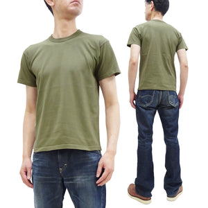 TOYS McCOY Plain T-Shirt Men's Garment-Dyed Heavyweight Short Sleeve Loopwheel Solid Color Tee TMC2343 160 Faded-Olive