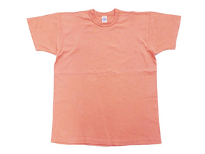 TOYS McCOY Plain T-Shirt Men's Garment-Dyed Heavyweight Short Sleeve Loopwheel Solid Color Tee TMC2343 091 Faded-Carrot-Orange