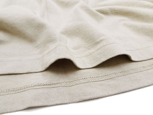 TOYS McCOY Plain T-Shirt Men's Garment-Dyed Heavyweight Short Sleeve Loopwheel Solid Color Tee TMC2343 040 Faded-Sand-Beige