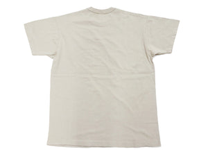 TOYS McCOY Plain T-Shirt Men's Garment-Dyed Heavyweight Short Sleeve Loopwheel Solid Color Tee TMC2343 040 Faded-Sand-Beige