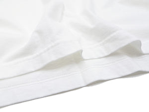 TOYS McCOY Plain T-Shirt Men's Garment-Dyed Heavyweight Short Sleeve Loopwheel Solid Color Tee TMC2343 011 Off-White