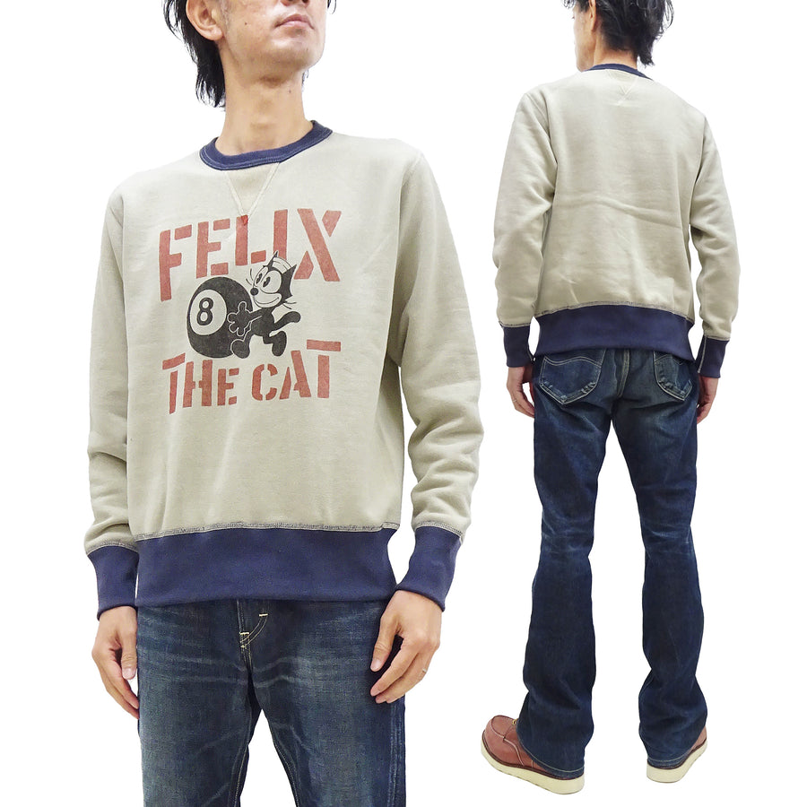 TOYS McCOY Sweatshirt Men's Felix the Cat Sweat Shirt Loop-wheeled