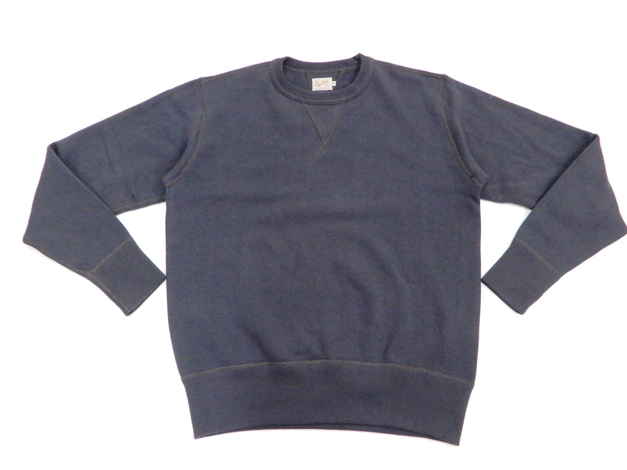 TOYS McCOY Sweatshirt Men's Plain Sweat Shirt Loop-wheeled Vintage Style TMC2373 141 Faded Bluish-Gray