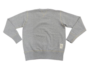 TOYS McCOY Sweatshirt Men's Plain Sweat Shirt Loop-wheeled Vintage Style TMC2373 020 Heather-Gray