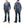 Laden Sie das Bild in den Galerie-Viewer, TOYS McCOY Plain Hoodie Men&#39;s Vintage Inspired Solid Zip Front Hooded Sweatshirt TMC2379 141 Faded Bluish-Gray
