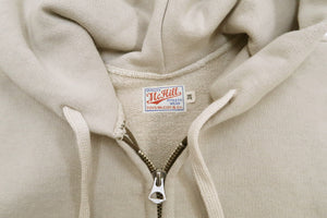 TOYS McCOY Plain Hoodie Men's Vintage Inspired Solid Zip Front Hooded Sweatshirt TMC2379 040 Sand