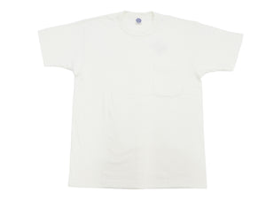 TOYS McCOY T-shirt Men's Steve McQueen Plain Pocket T-Shirt Short Sleeve Loopwheeled Tee TMC2410 011 Off-White