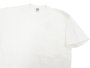 TOYS McCOY T-shirt Men's Steve McQueen Plain Pocket T-Shirt Short Sleeve Loopwheeled Tee TMC2410 011 Off-White