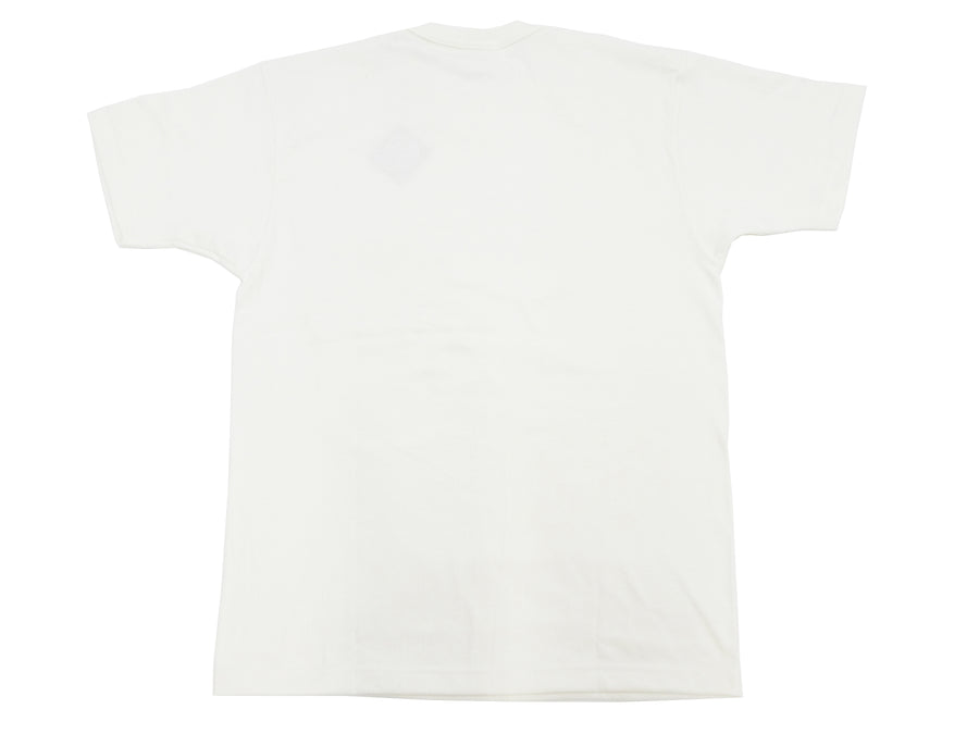 TOYS McCOY T-shirt Men's Steve McQueen Plain Pocket T-Shirt Short Sleeve Loopwheeled Tee TMC2410 011 Off-White