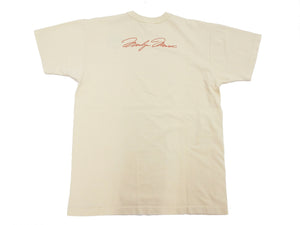 TOYS McCOY T-shirt Men's Marilyn Monroe Graphic Short Sleeve Loopwheeled Tee TMC2413 040 Natural