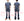 TOYS McCOY Plain Short Sleeve Sweatshirt Men's Solid Color Garment-dyed French Terry Fabric Tee Shirt TMC2429 120 Faded-Blue