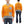 Load image into Gallery viewer, TOYS McCOY Zip-Up Sweatshirt Men&#39;s Casual Snoopy C-2 Style No Hood Full Zip Sweatshirt with Rib Panel TMC2457 070 Orange x Ash-Gray
