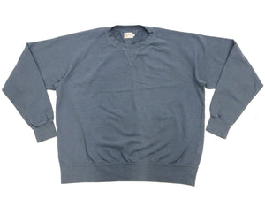 TOYS McCOY Plain Sweatshirt Men's Solid Color Garment-dyed Lightweight French Terry Shirt TMC2461  121 Faded-Blue