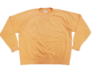 TOYS McCOY Plain Sweatshirt Men's Solid Color Garment-dyed Lightweight French Terry Shirt TMC2461 061 Faded-Gold