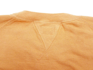 TOYS McCOY Plain Sweatshirt Men's Solid Color Garment-dyed Lightweight French Terry Shirt TMC2461 061 Faded-Gold