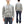 TOYS McCOY Zip-Up Sweatshirt Men's Casual C-2 Style No Hood Full Zip Sweatshirt with Rib Panel TMC2464 021 Ash-Gray