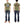 Load image into Gallery viewer, TOYS McCOY Graphic Loopwheel T-shirt Men&#39;s Short Sleeve Casper the Friendly Ghost Surfing Printed Tee TMC2504 Garment-Dyed Finish 160 Faded-Olive
