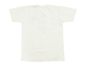 TOYS McCOY Graphic Loopwheel T-shirt - Men's Short Sleeve Taxi Driver U.S. Marines Printed Tee TMC2515 011 Faded-Off-White