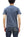 TOYS McCOY Plain Loopwheel Henley T-Shirt - Men's Short Sleeve Tubular Tee The Great American Hero Union Shirt TMC2537 120 Faded-Blue