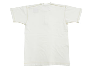 TOYS McCOY Plain Loopwheel Henley T-Shirt - Men's Short Sleeve Tubular Tee The Great American Hero Union Shirt TMC2537 011 Faded-Off-White