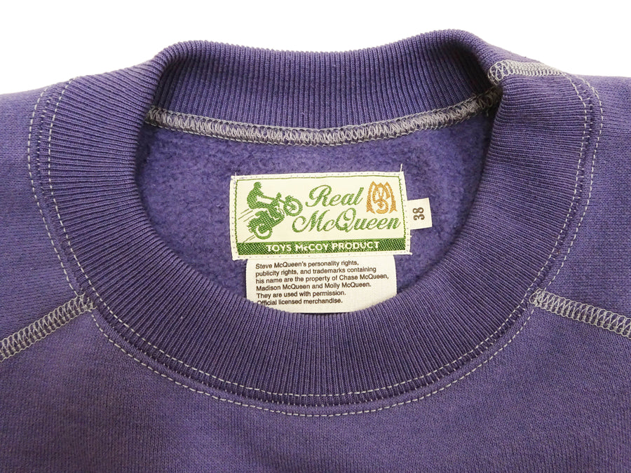 TOYS McCOY Men's Steve McQueen Cut-Off Sweatshirt - "The Great Escape" Movie Reproduction, TMC2540 Blue