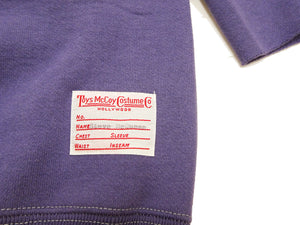TOYS McCOY Men's Steve McQueen Cut-Off Sweatshirt - "The Great Escape" Movie Reproduction, TMC2540 Blue