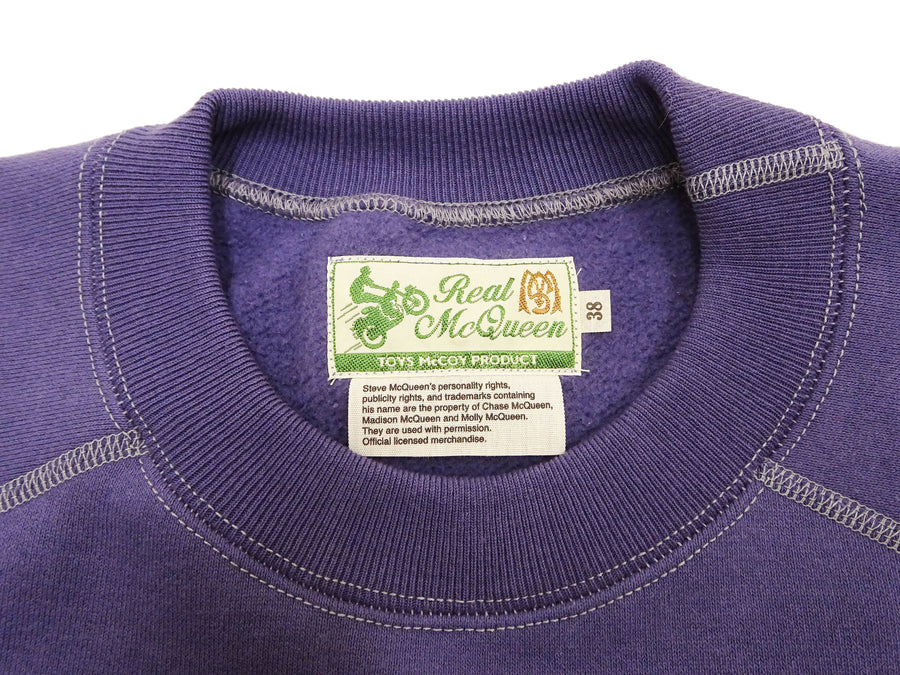 TOYS McCOY Men's Steve McQueen Inspired Sweatshirt - "The Great Escape" Long Sleeve Edition - TMC2541 Blue