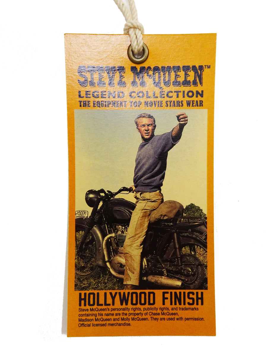 TOYS McCOY Men's Steve McQueen Inspired Sweatshirt - "The Great Escape" Long Sleeve Edition - TMC2541 Blue