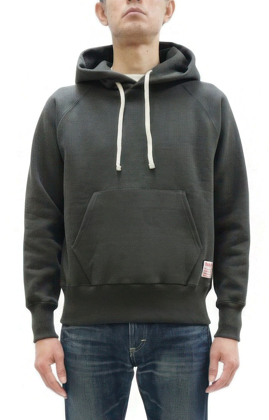 TOYS McCOY Steve McQueen Pullover Hoodie - Extra Heavyweight 14.8oz Loopwheeled Fleece Hooded Sweatshirt - Made in Japan - (TMC2542 030 Faded Black)