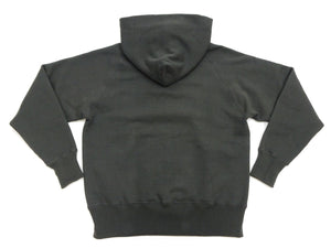 TOYS McCOY Steve McQueen Pullover Hoodie - Extra Heavyweight 14.8oz Loopwheeled Fleece Hooded Sweatshirt - Made in Japan - (TMC2542 030 Faded Black)