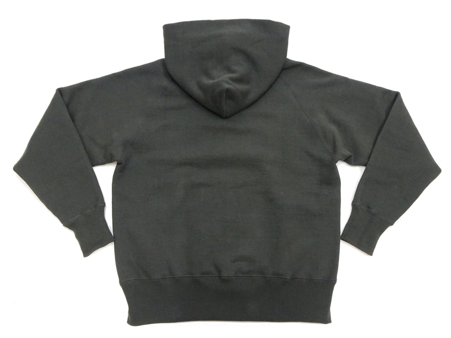 TOYS McCOY Steve McQueen Pullover Hoodie - Extra Heavyweight 14.8oz Loopwheeled Fleece Hooded Sweatshirt - Made in Japan - (TMC2542 030 Faded Black)