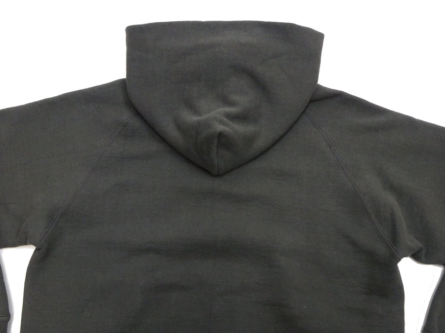 TOYS McCOY Steve McQueen Pullover Hoodie - Extra Heavyweight 14.8oz Loopwheeled Fleece Hooded Sweatshirt - Made in Japan - (TMC2542 030 Faded Black)