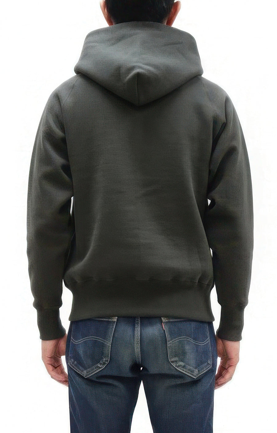 TOYS McCOY Steve McQueen Pullover Hoodie - Extra Heavyweight 14.8oz Loopwheeled Fleece Hooded Sweatshirt - Made in Japan - (TMC2542 030 Faded Black)