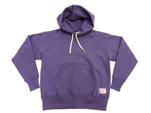 TOYS McCOY Steve McQueen Pullover Hoodie - Extra Heavyweight 14.8oz Loopwheeled Fleece Hooded Sweatshirt - Made in Japan - (TMC2542 121 Faded Blue)