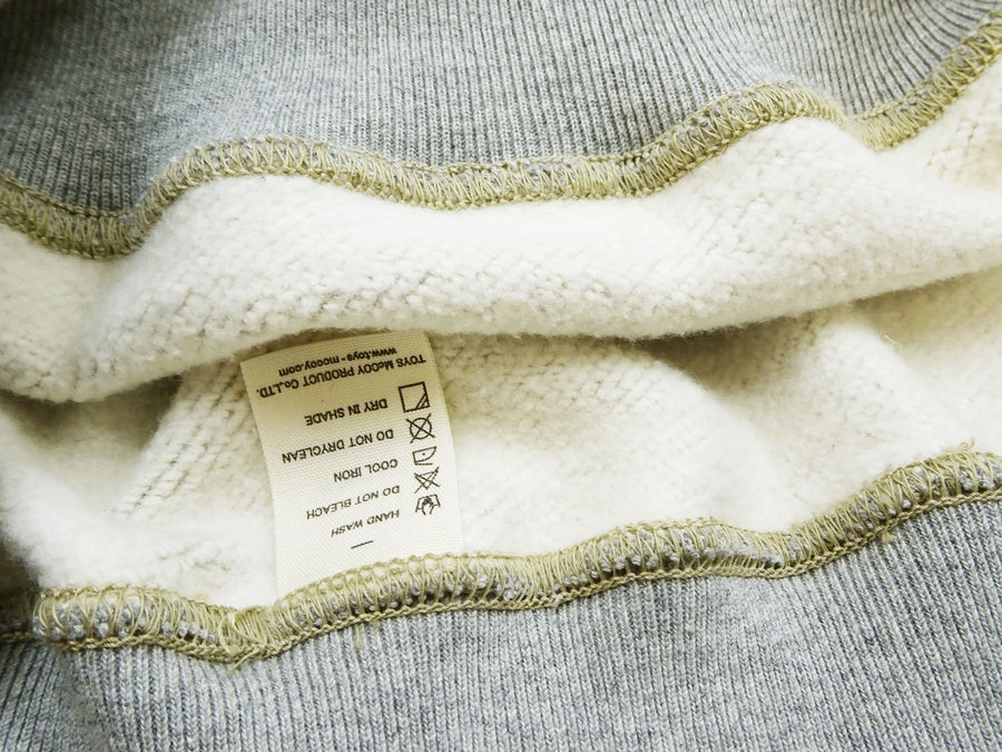 TOYS McCOY Steve McQueen Pullover Hoodie - Extra Heavyweight 14.8oz Loopwheeled Fleece Hooded Sweatshirt - Made in Japan - (TMC2542 021 Ash Heather Gray)