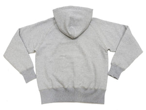 TOYS McCOY Steve McQueen Pullover Hoodie - Extra Heavyweight 14.8oz Loopwheeled Fleece Hooded Sweatshirt - Made in Japan - (TMC2542 021 Ash Heather Gray)
