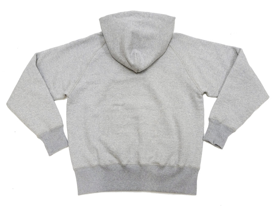 TOYS McCOY Steve McQueen Pullover Hoodie - Extra Heavyweight 14.8oz Loopwheeled Fleece Hooded Sweatshirt - Made in Japan - (TMC2542 021 Ash Heather Gray)